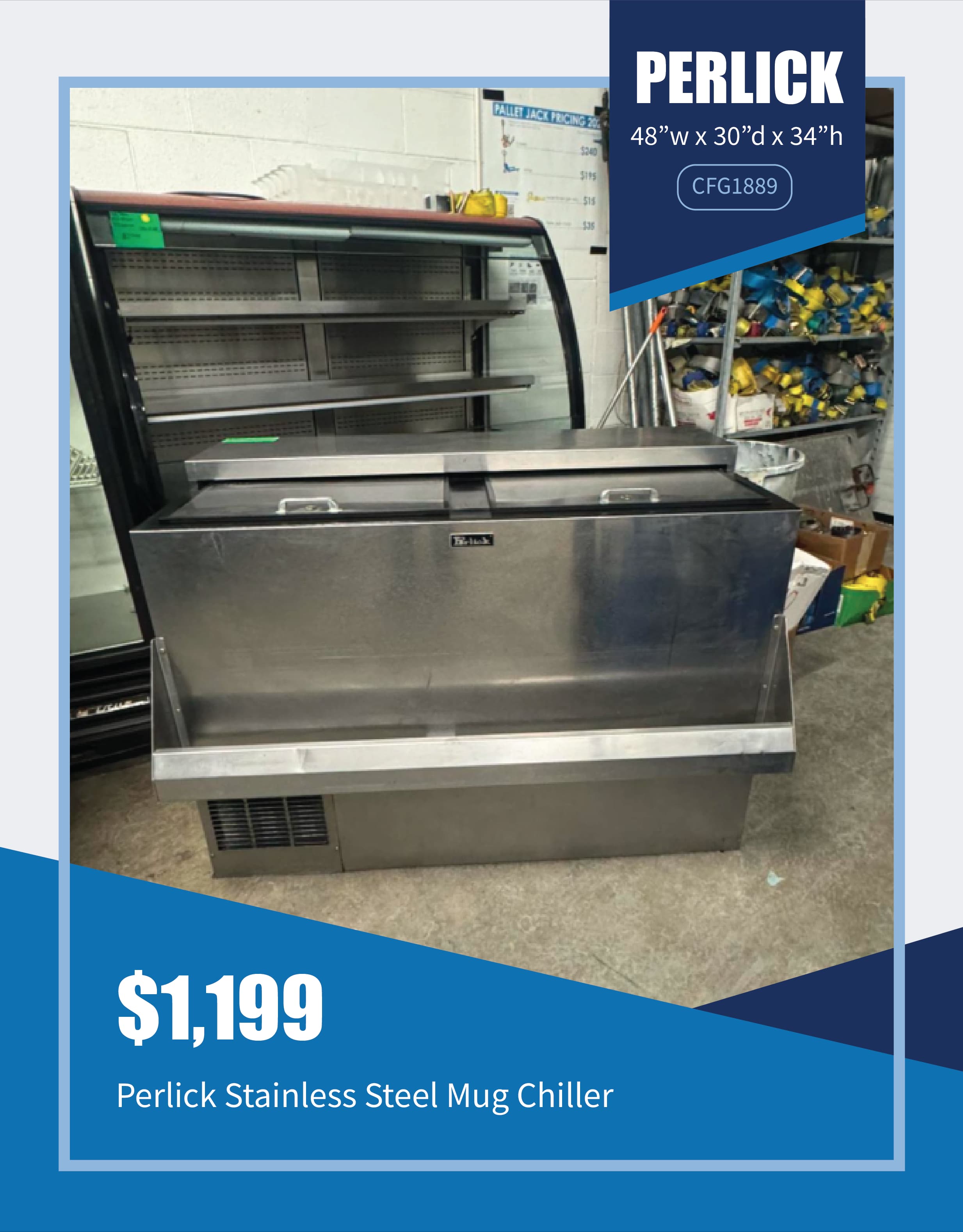 Perlick Stainless Steel Mug Chiller