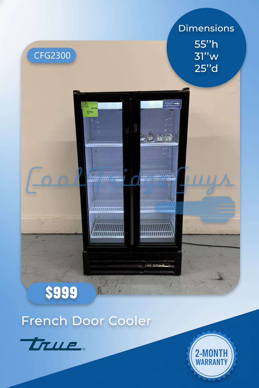 True French Door Cooler